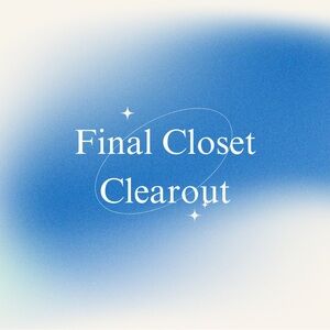 LAST LIVE SHOWS! CLOSING MY POSHMARK CLOSET BY END OF NOVEMBER 😢 Details Below!